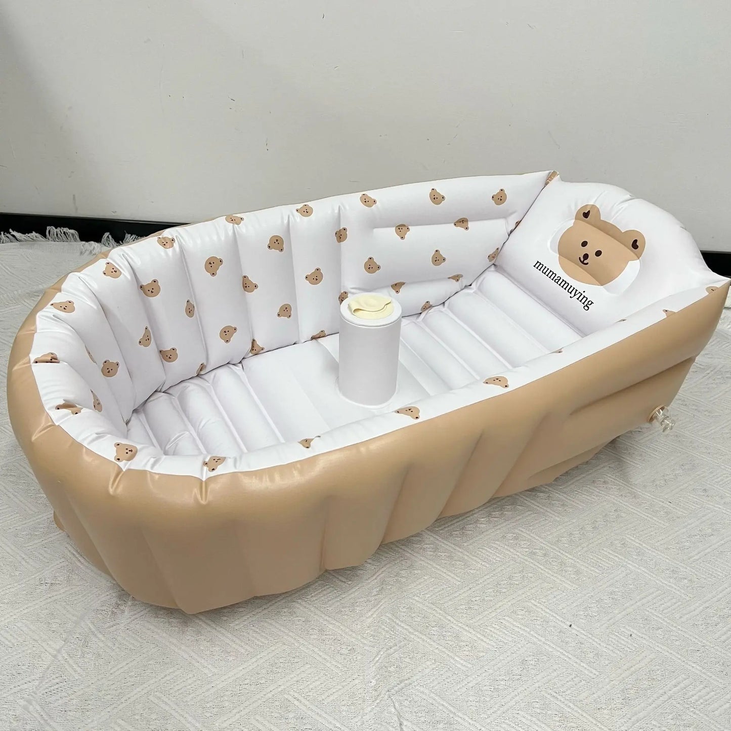 Baignoire Gonflable Bébé Portable – Piscine d’Été pour Nourrissons et Jeunes Enfants