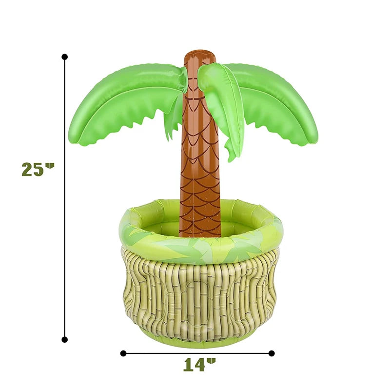 Glacière Gonflable Palmier Tropical – Pool Party