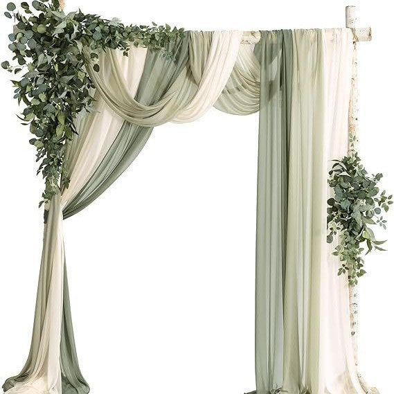 Kit Décoration Élégant- Fleurs- Drapé & Options Complètes