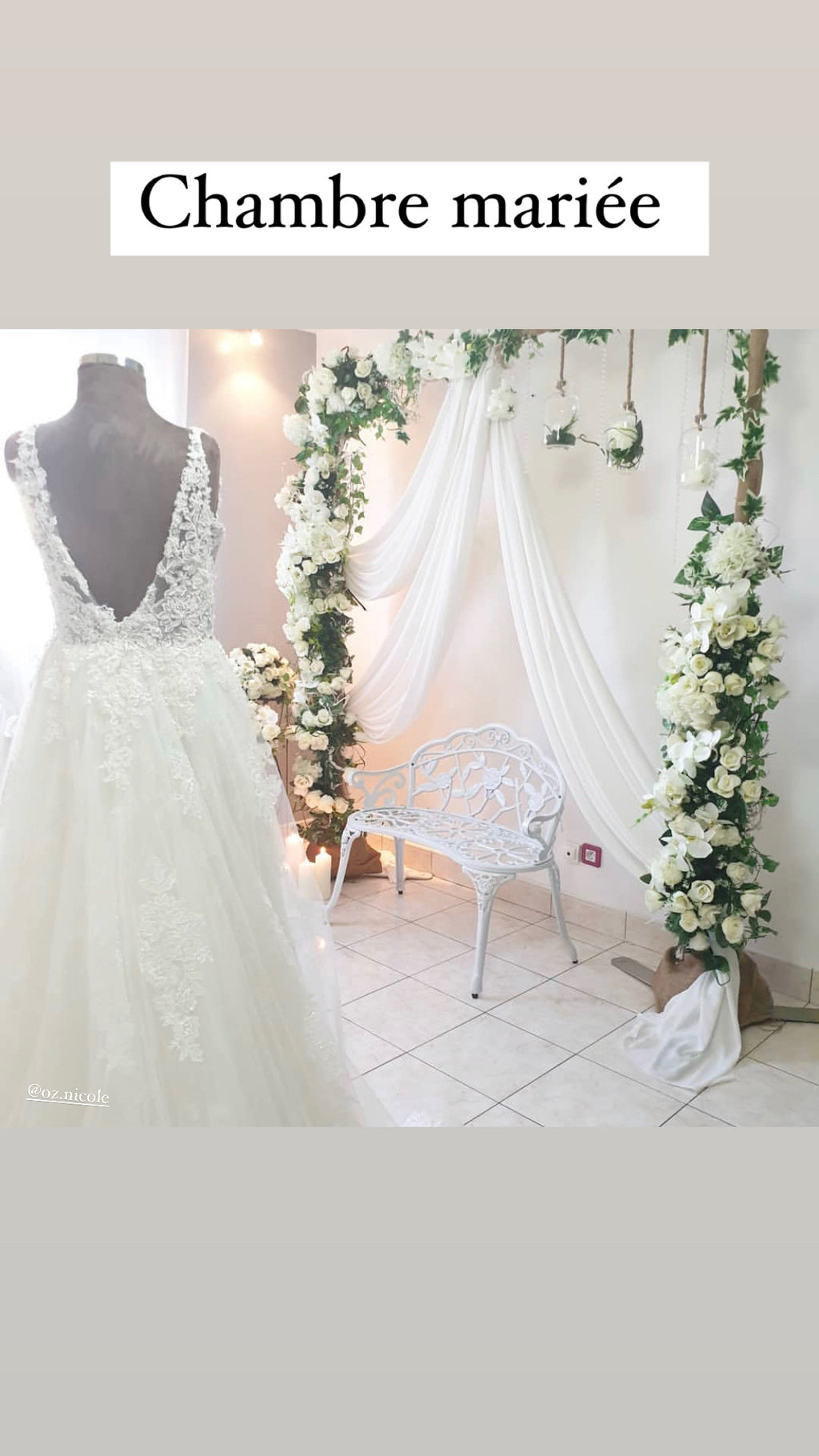 Décor Arche Florale Élégance – Backdrop Mariage & Événements Premium