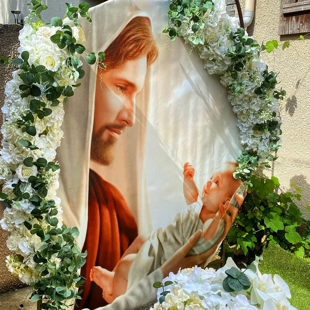 Décor Arche Florale Élégance – Backdrop Mariage & Événements Premium