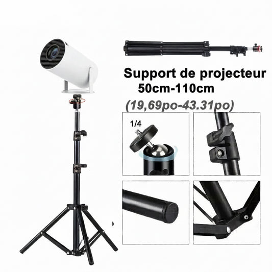 110Cm Universal Portable Bracket for Magcubic HY300 Pro Projector Tripod Stand Mount for Magcubic Hy320Mini Projector