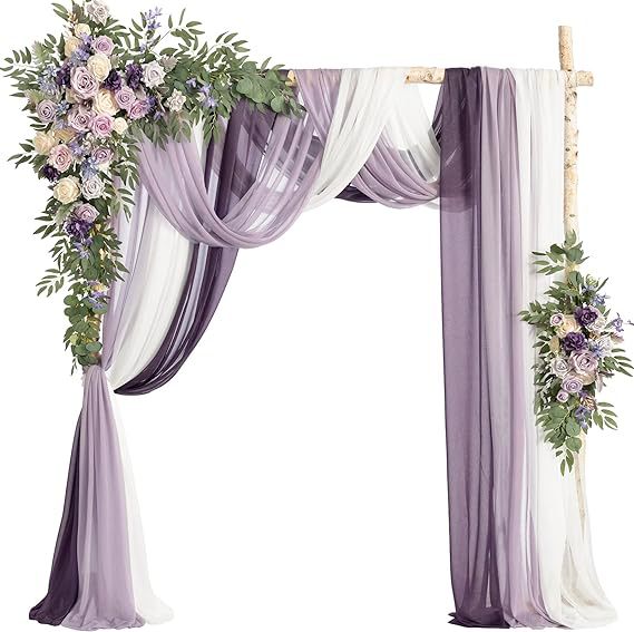 Kit Décoration Élégant- Fleurs- Drapé & Options Complètes