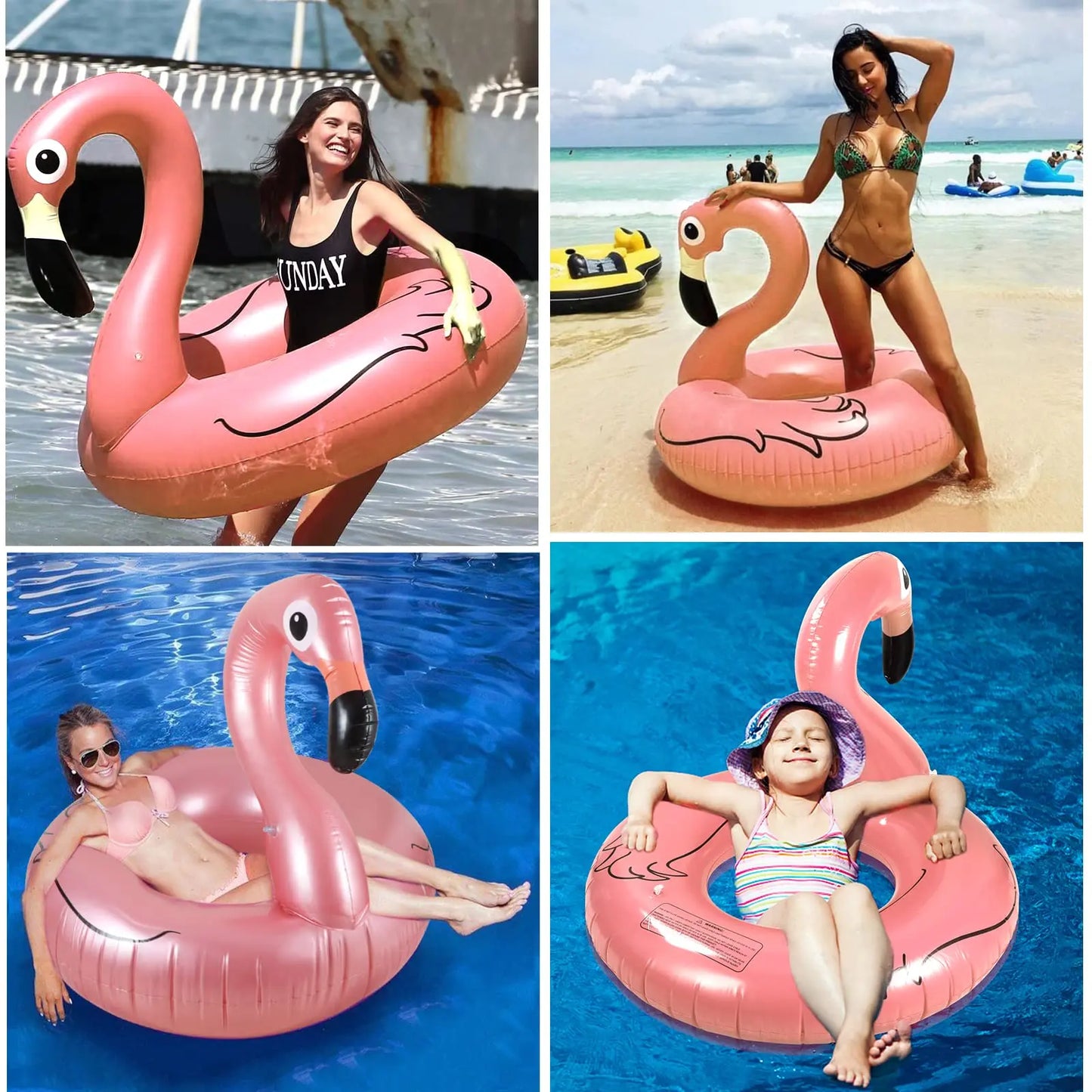 Bouée Flamant Rose Géante – L’Incontournable de l’Été
