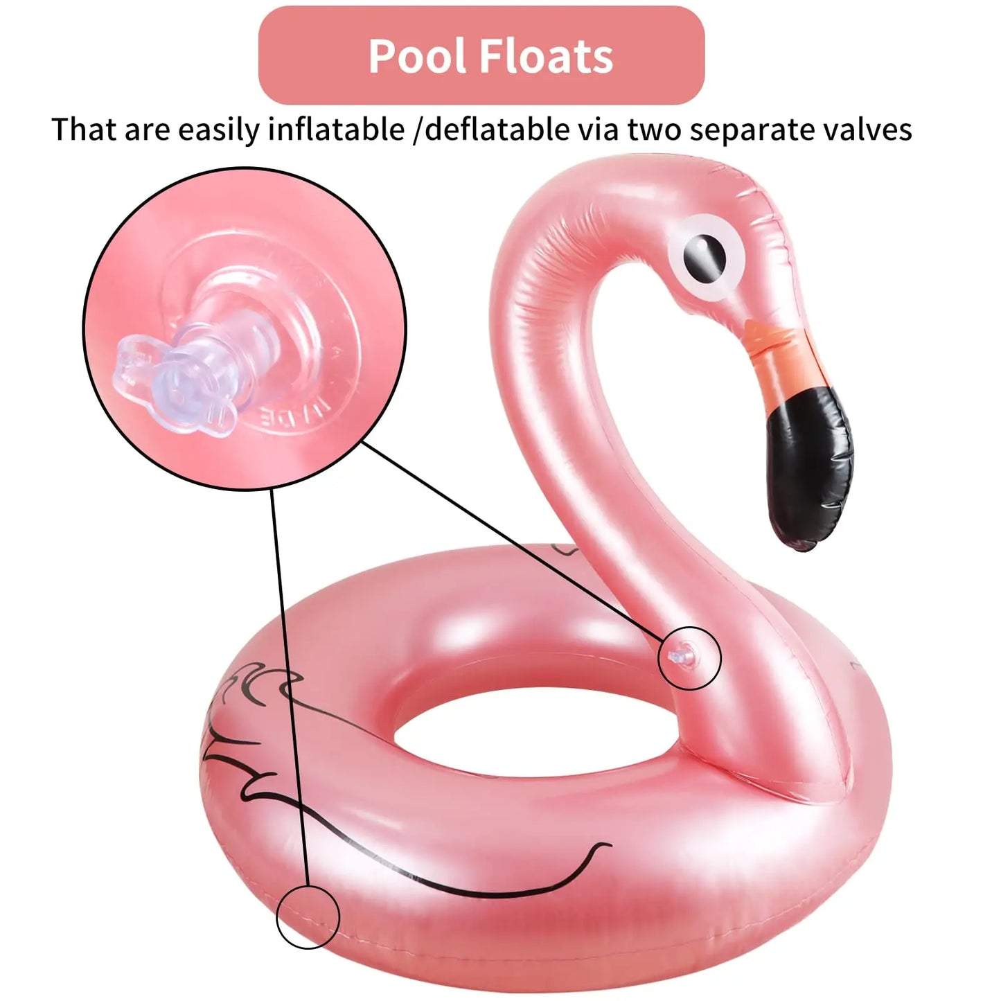 Bouée Flamant Rose Géante – L’Incontournable de l’Été