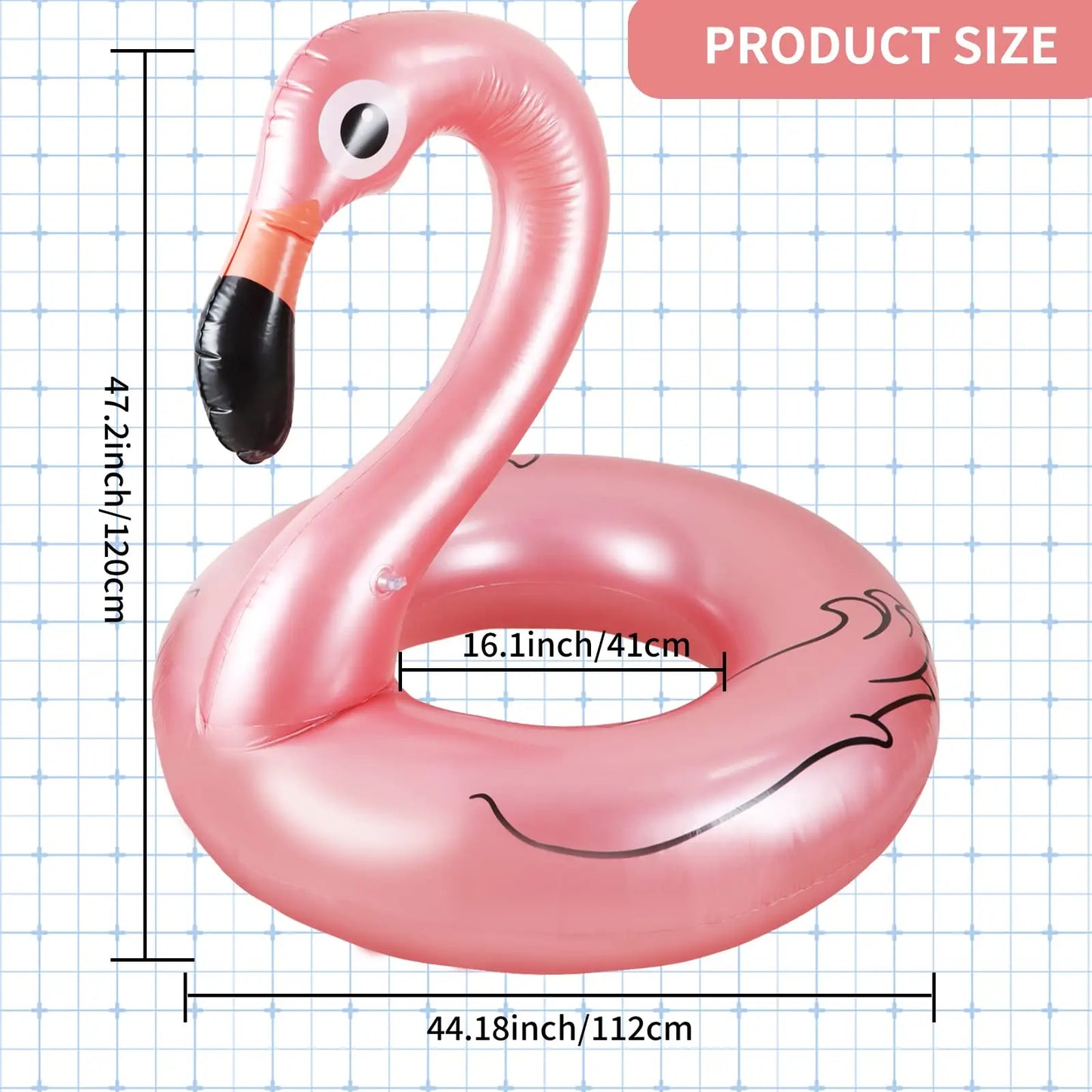 Bouée Flamant Rose Géante – L’Incontournable de l’Été