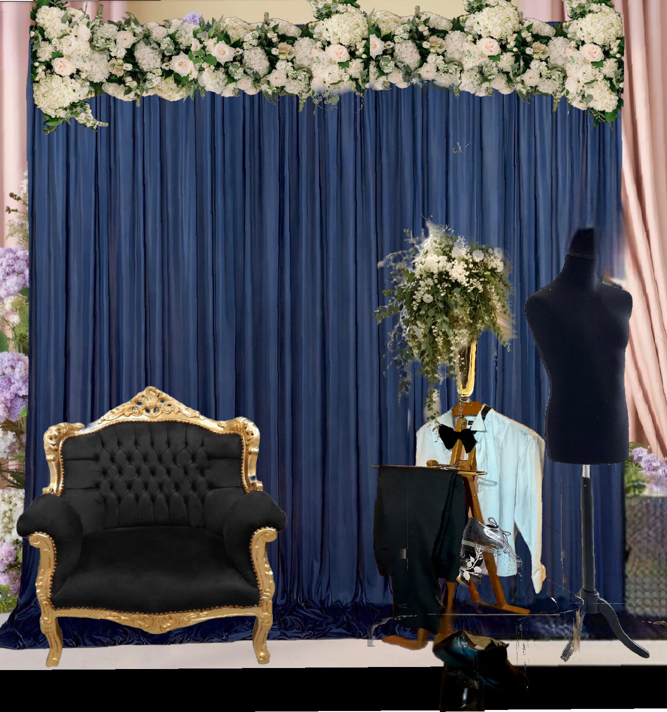 Arche Métallique Carrée 2x2m – Structure Décoration Mariage & Événement