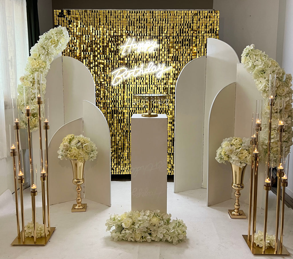 Décor Arche Florale Élégance – Backdrop Mariage & Événements Premium