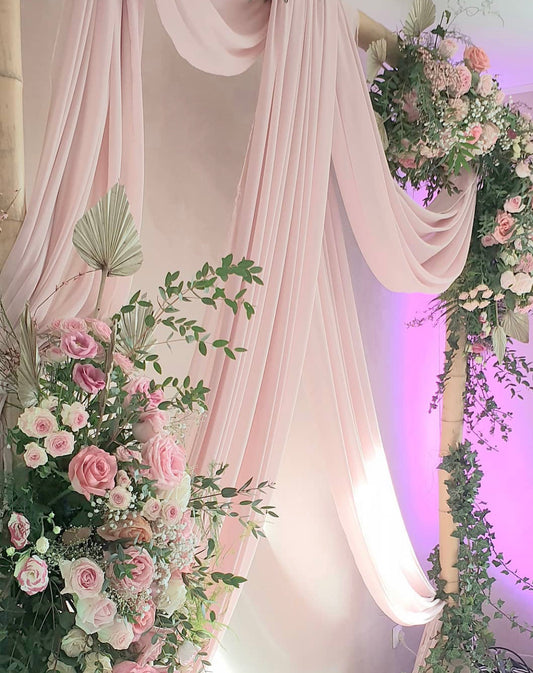 Rrideau décoratif - Fond voilage élégant mariage