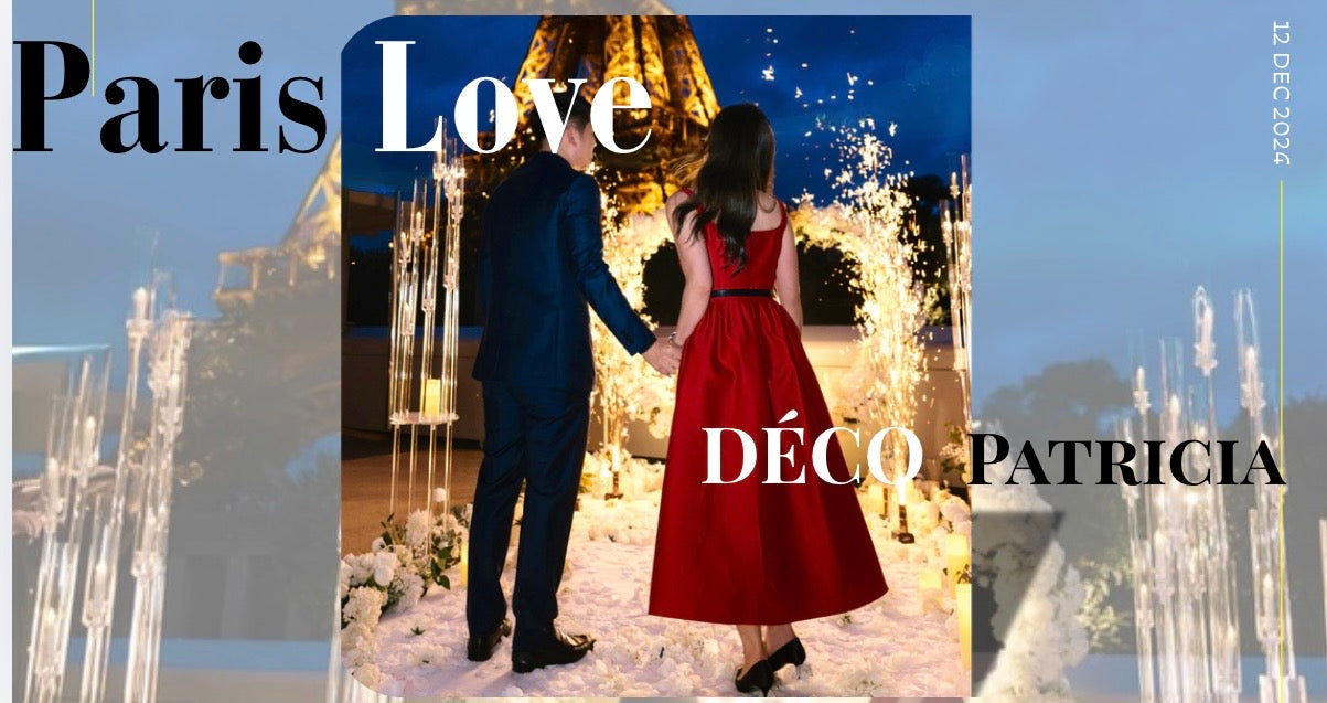 Charger la vidéo : Décoration événementielle haut de gamme à Paris pour demande en mariage avec arche florale romantique – Déco Patricia