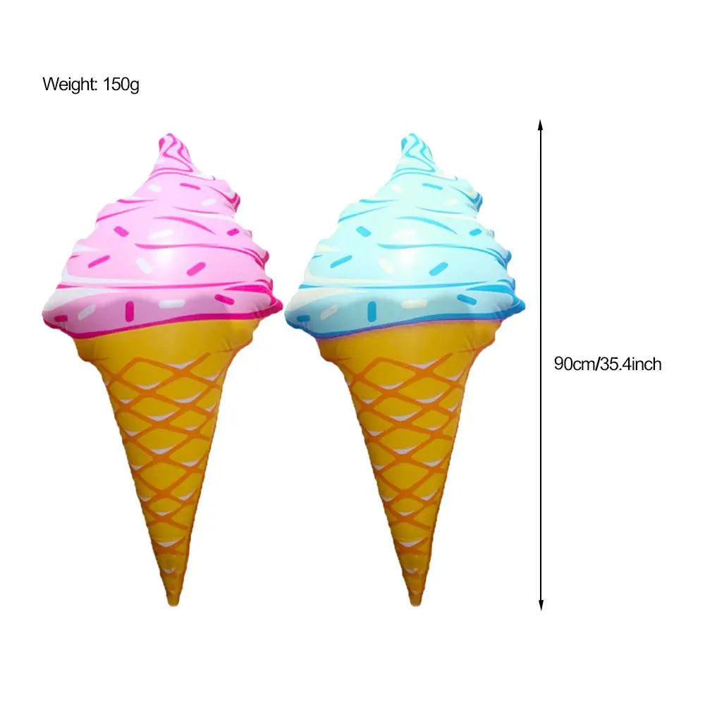 ☀️ Bouée Glace Géante Gonflable – Fun & Pool Party