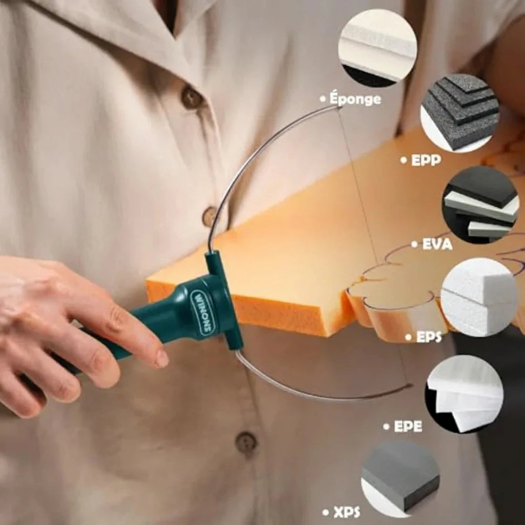 Découpeur Polystyrène Facile – Outil DIY Précis pour Décoration Rapide