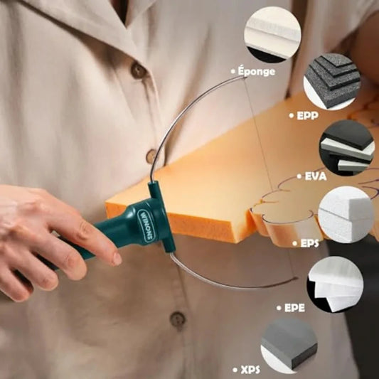 Découpeur Polystyrène Facile – Outil DIY Précis pour Décoration Rapide