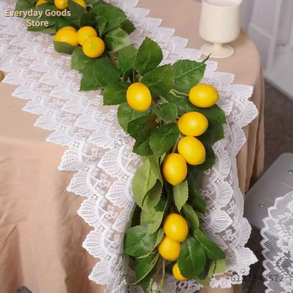 Guirlande Citron Décorative – Accessoire Dolce Vita pour Arche & Table Événement