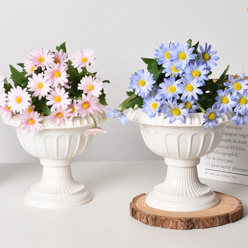 Vase Romain Élégant – Décoration Centre de Table Mariage & Événement