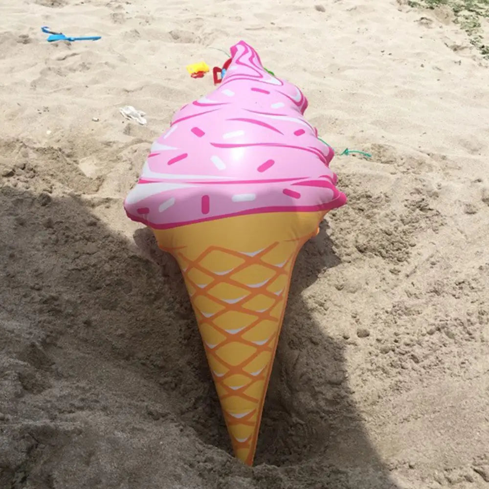☀️ Bouée Glace Géante Gonflable – Fun & Pool Party