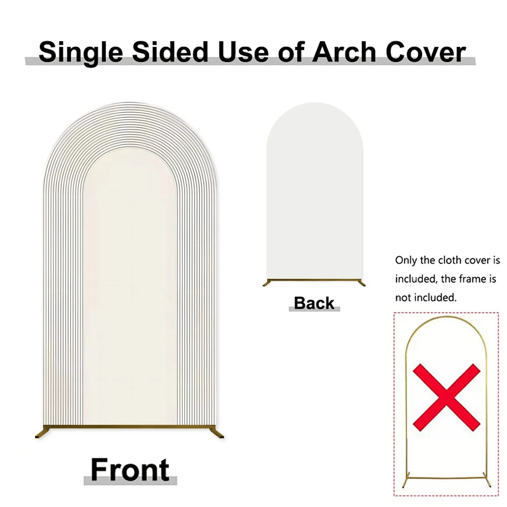 Fond Arche beige ondulée - Bacdrop PERSONNALISABLE ✨📷