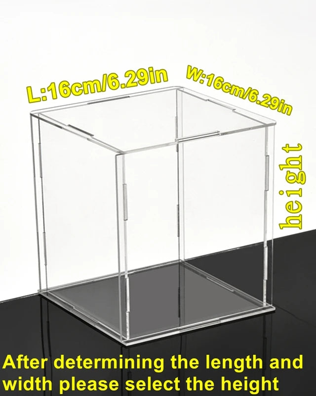 Boîte Transparente Acrylique Luxe – Présentoir Décoration & Coffret Cadeau Élégant (Effet Vitrine Premium)