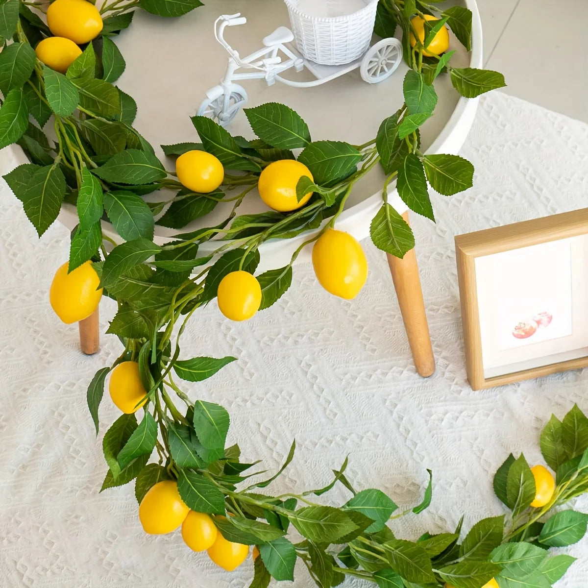 Guirlande Citron Décorative – Accessoire Dolce Vita pour Arche & Table Événement