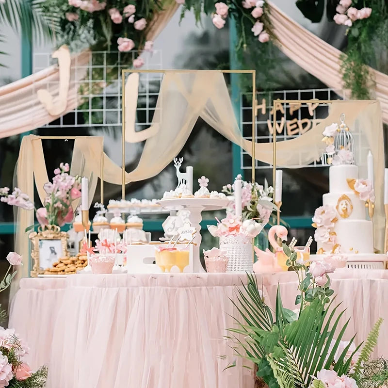 Arche Mariage Dorée Modulable – Décoration Luxe Tendance 2026 (Structure Photo & Cérémonie)