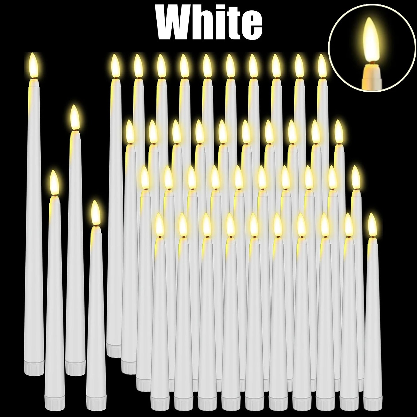 Bougies LED Sans Flamme – Décoration Élégante & Sécurisée pour Événements & Mariage