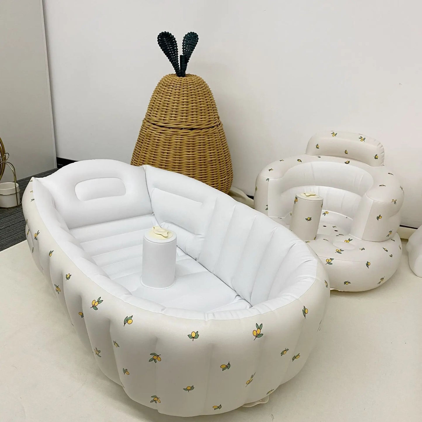 Baignoire Gonflable Bébé Portable – Piscine d’Été pour Nourrissons et Jeunes Enfants