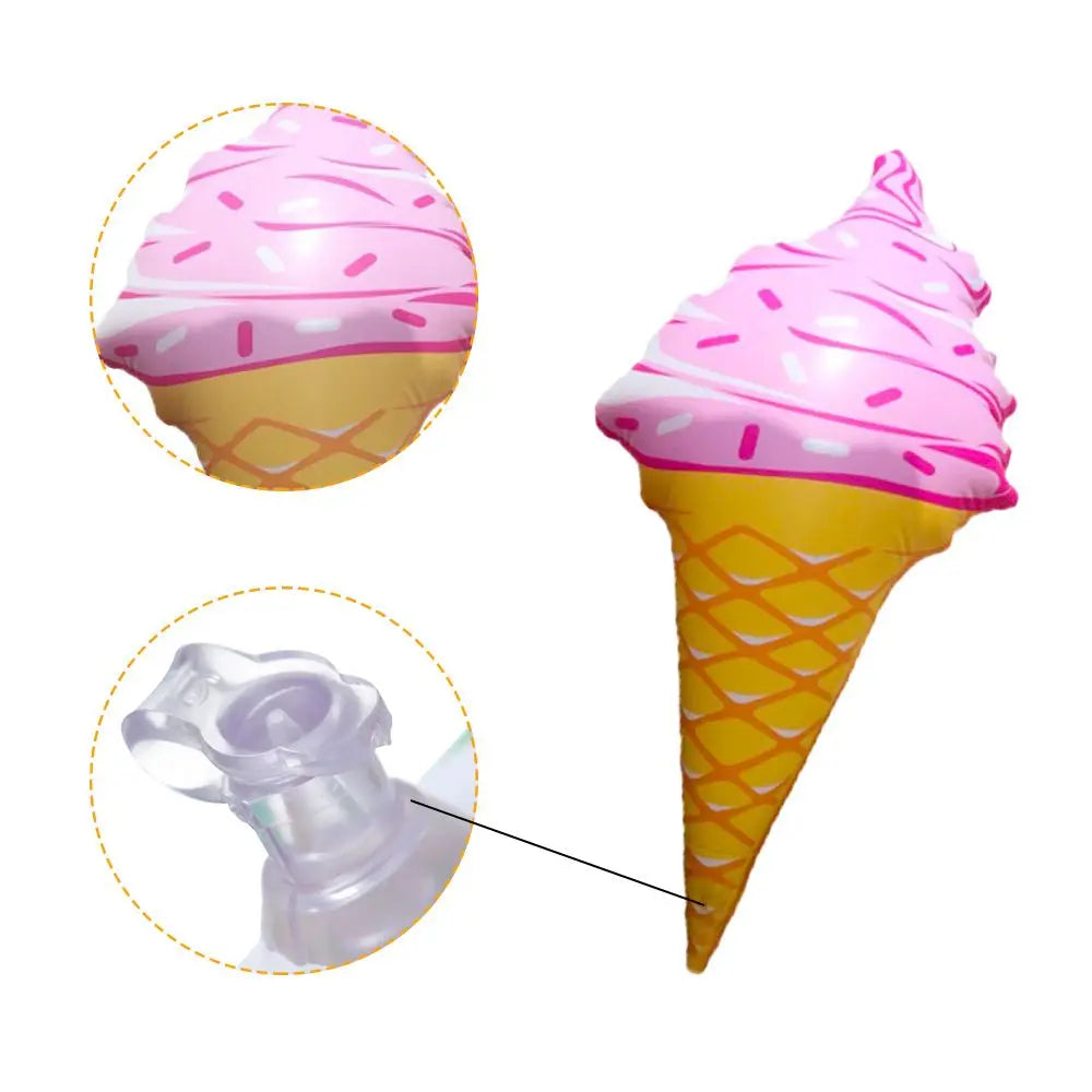 ☀️ Bouée Glace Géante Gonflable – Fun & Pool Party