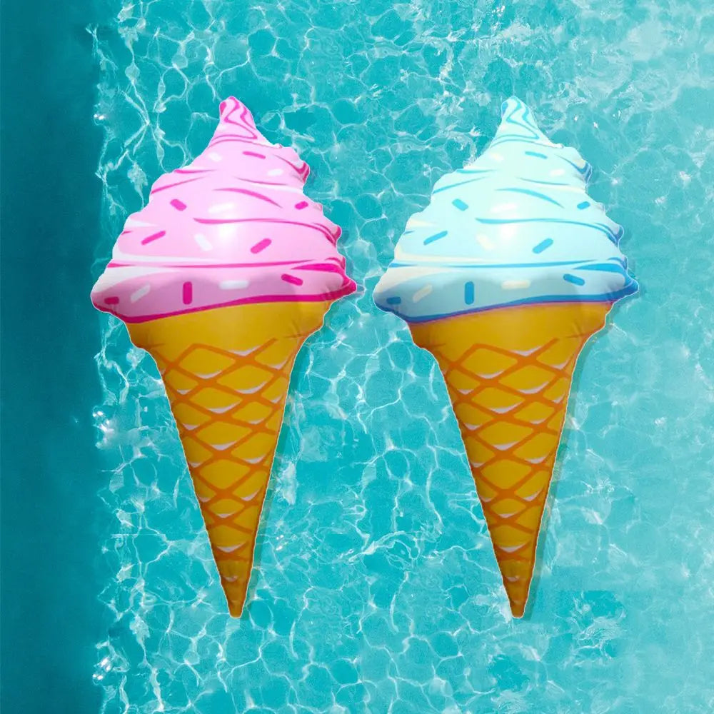 ☀️ Bouée Glace Géante Gonflable – Fun & Pool Party