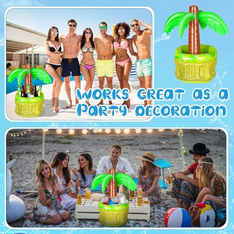 Glacière Gonflable Palmier Tropical – Pool Party