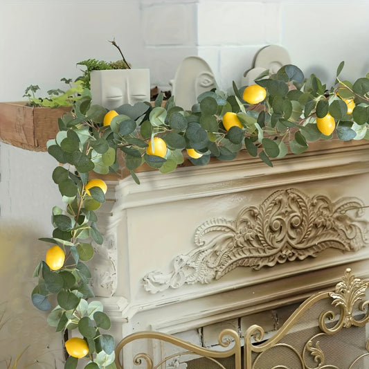 Guirlande Citron Décorative – Accessoire Dolce Vita pour Arche & Table Événement