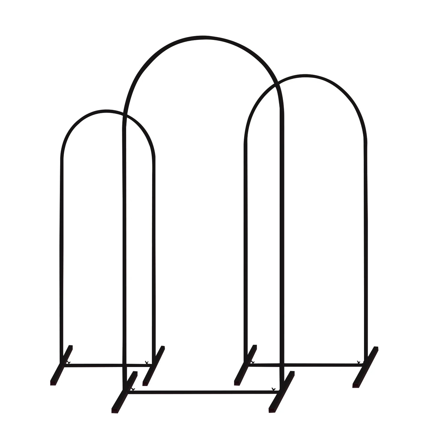 Arche de mariage dorée – Set de 3 supports métalliques élégants (cérémonie & décoration événement)