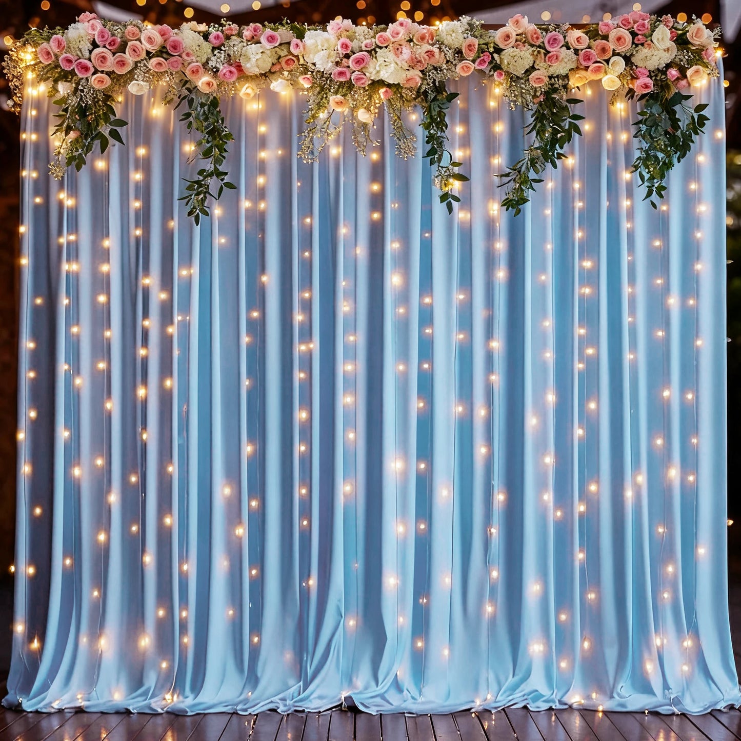 Rideau Noir Luxe 3x3m – Fond Photo & Décoration Événement Premium (Sans Plis)