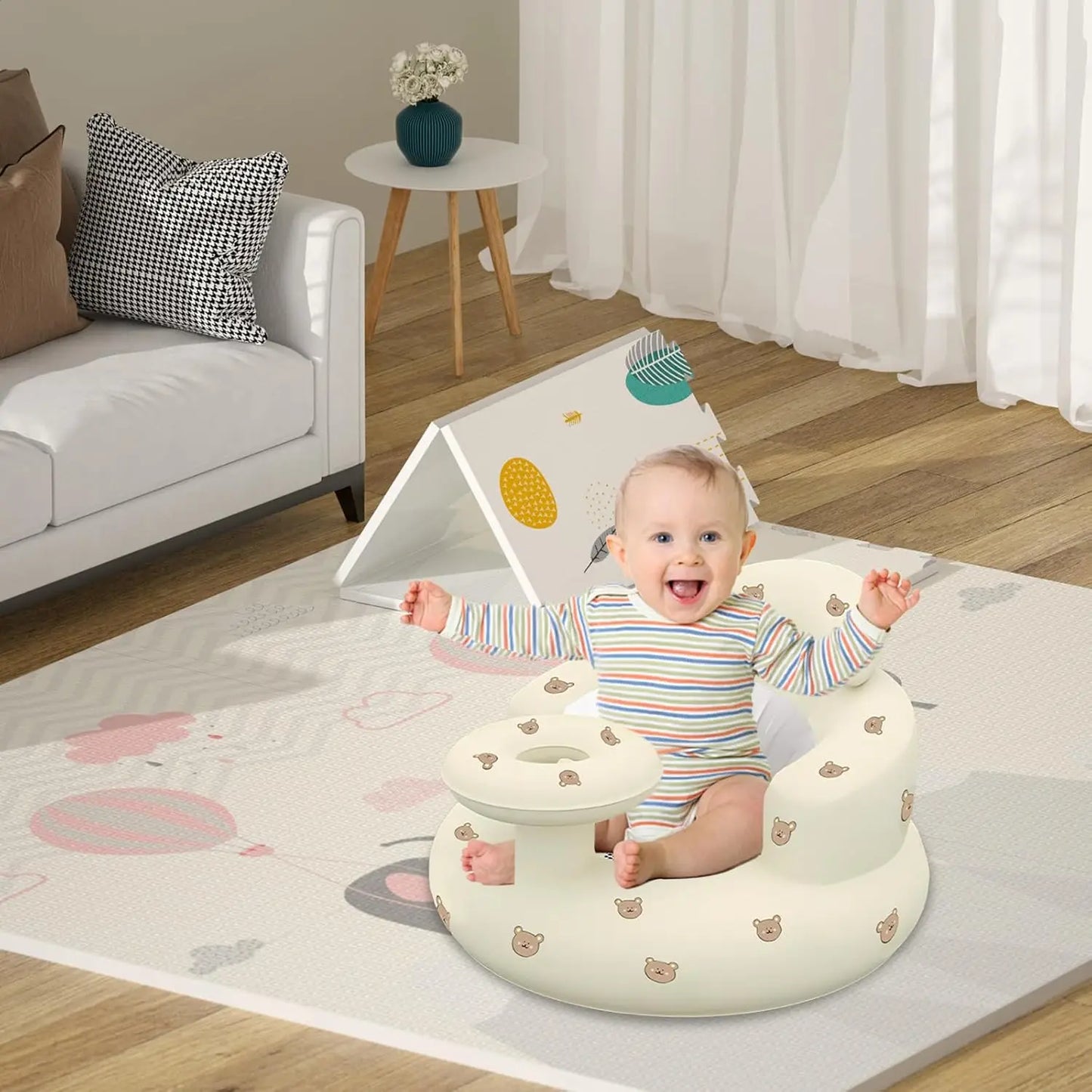 Fauteuil Gonflable Bébé Confort avec Plateau