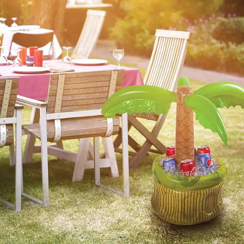 Glacière Gonflable Palmier Tropical – Pool Party