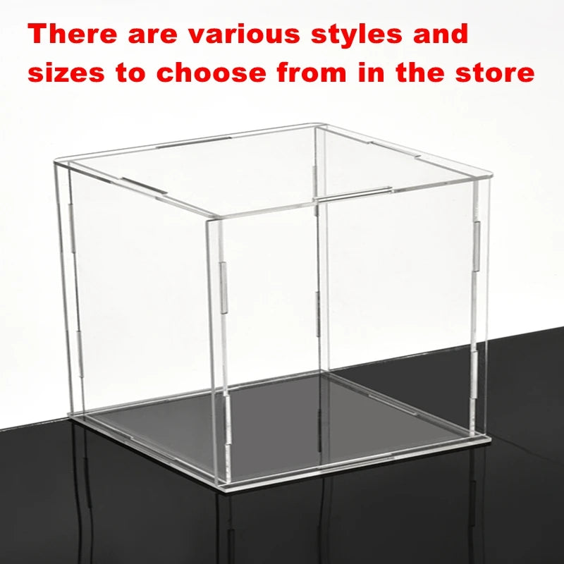 Boîte Transparente Acrylique Luxe – Présentoir Décoration & Coffret Cadeau Élégant (Effet Vitrine Premium)