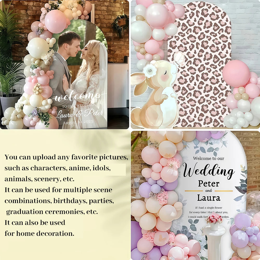 Toile personnalisée avec votre photo – Décoration élégante mariage et événements ✨