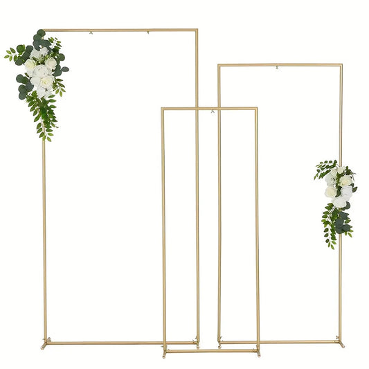 Arche Mariage Dorée Modulable – Décoration Luxe Tendance 2026 (Structure Photo & Cérémonie)