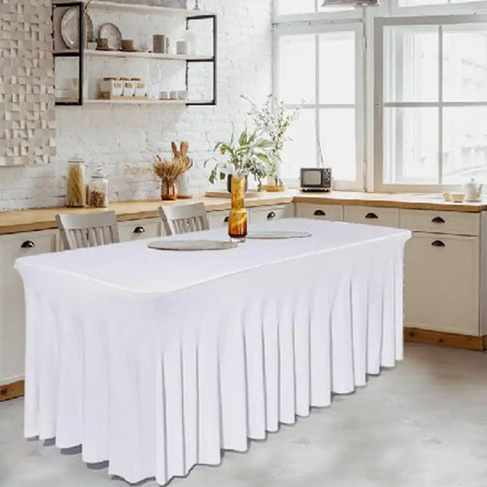 Nappe Élastique Premium – Décoration Table Événement & Mariage (Effet Luxe Instantané)