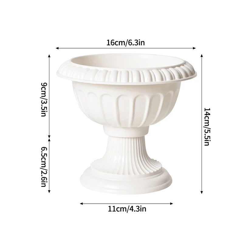 Vase Romain Élégant – Décoration Centre de Table Mariage & Événement