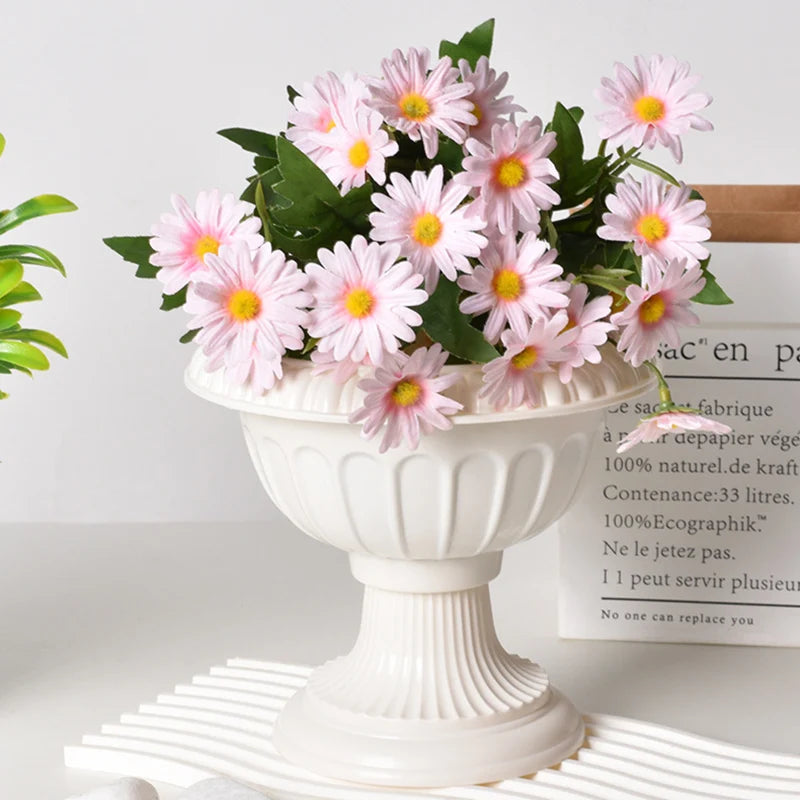 Vase Romain Élégant – Décoration Centre de Table Mariage & Événement
