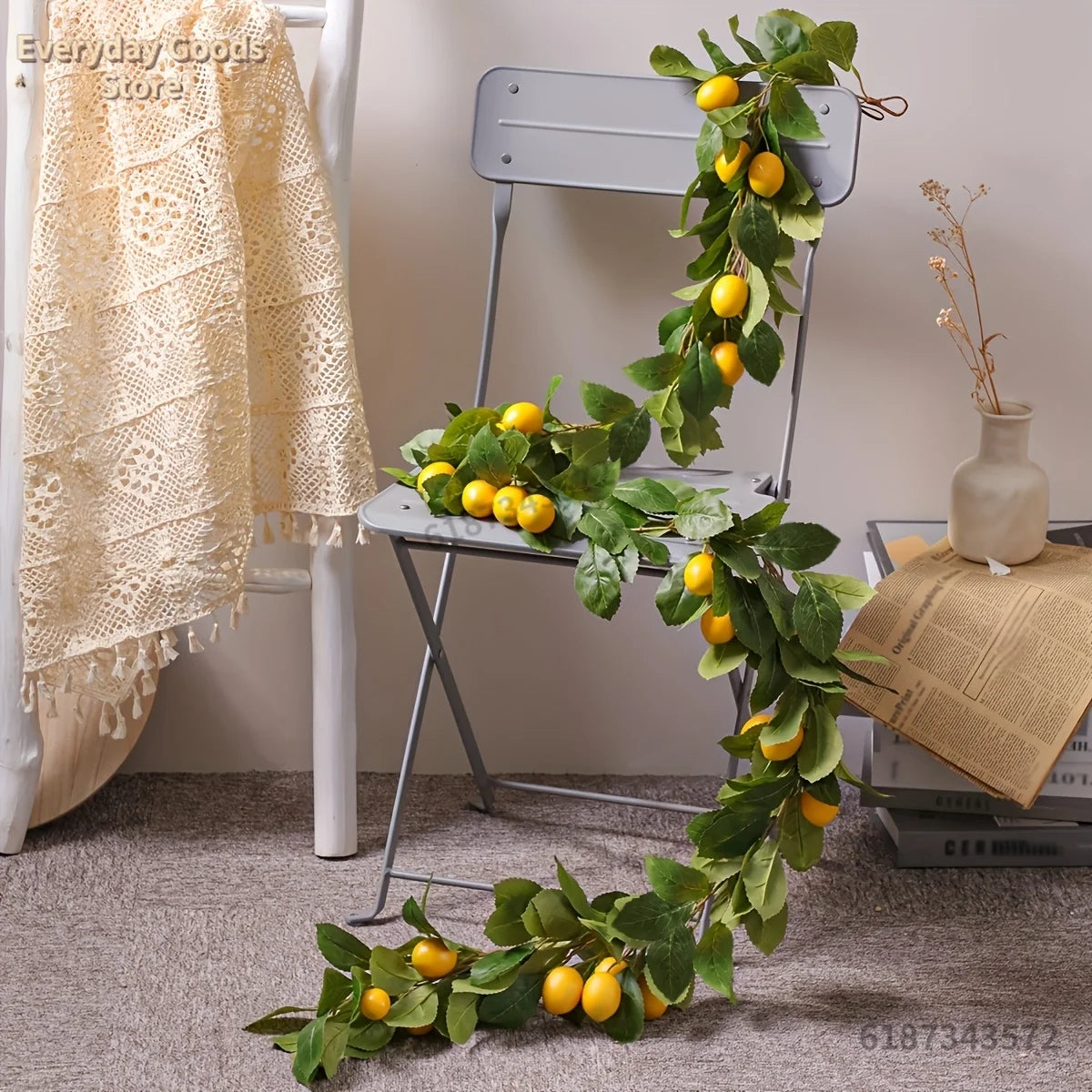 Guirlande Citron Décorative – Accessoire Dolce Vita pour Arche & Table Événement