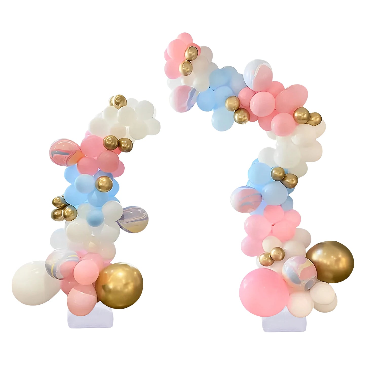 Support Arche Décorative Métal Doré – Kit Chemin de Fleurs 1,5 m+ pour Mariage & Événement