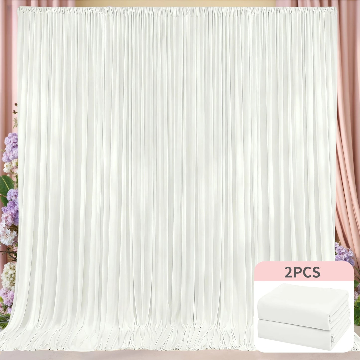 Rideau Noir Luxe 3x3m – Fond Photo & Décoration Événement Premium (Sans Plis)