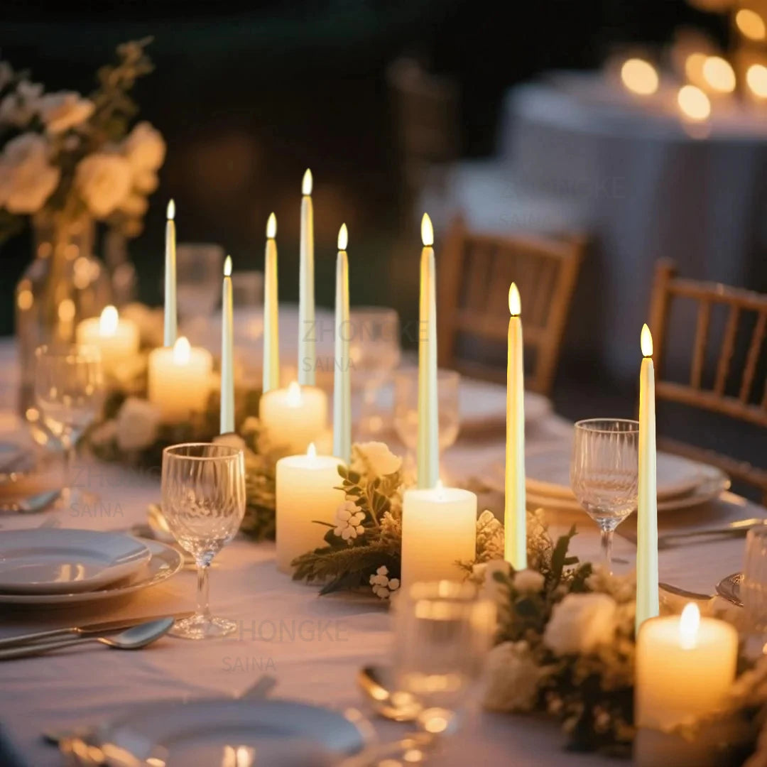 Bougies LED Sans Flamme – Décoration Élégante & Sécurisée pour Événements & Mariage