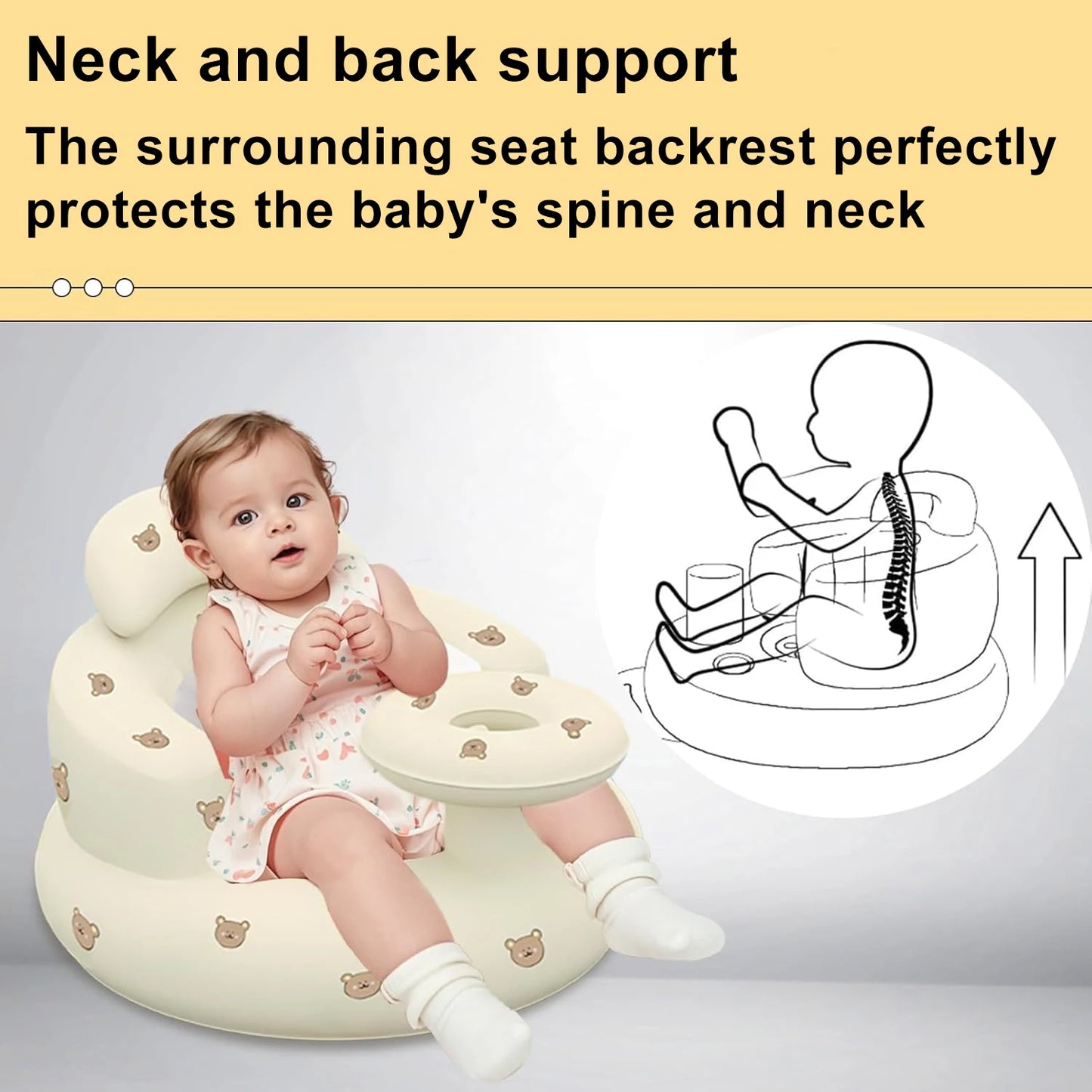 Fauteuil Gonflable Bébé Confort avec Plateau