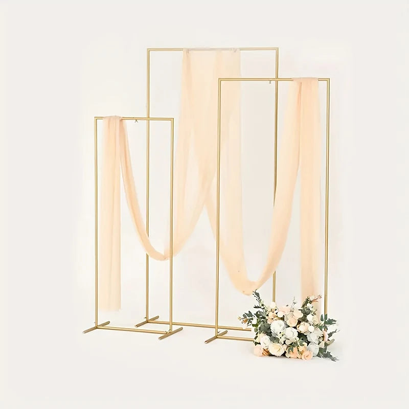 Arche Mariage Dorée Modulable – Décoration Luxe Tendance 2026 (Structure Photo & Cérémonie)