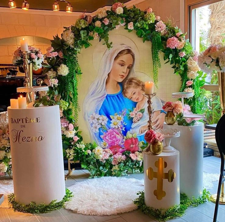 Toile personnalisée avec votre photo – Décoration élégante mariage et événements ✨