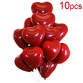 50/100pcs Red Heart Balloons Inflatable Latex Balloon for Valentine Day Wedding Party Anniversary Decoration Supplies Wholesale